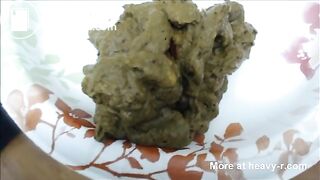 Chubby Girl Shits Twice