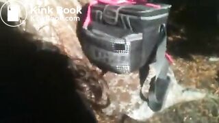 Dirty anal in public