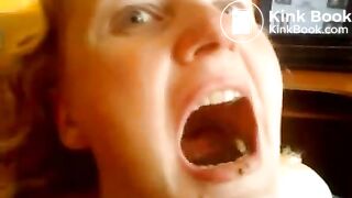 Amateur Shit Eating Wife - MILF Swallows Male Scat