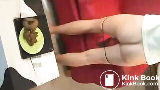 Cute Girl Takes Massive Shit