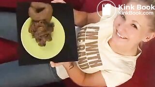 Cute Girl Takes Massive Shit