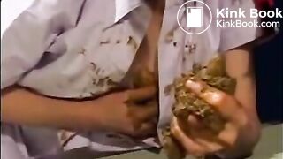 Tiny Asian girl poops on webcamflv