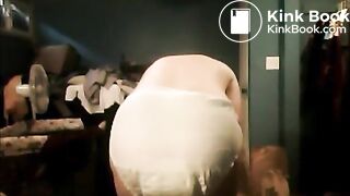 Piss and shitting in diaper, and other humiliation