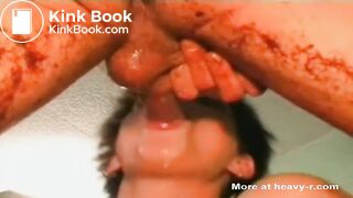 Pissing Her Shitty Ass Clean