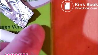 Cutouts-The girl`s intestine cleansing with laxati