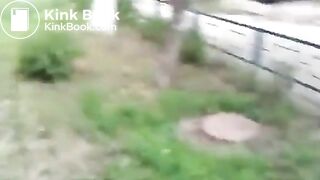 Drunk white chick shits herself