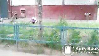 Drunk white chick shits herself