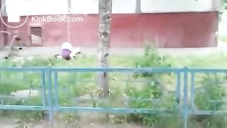 Drunk white chick shits herself