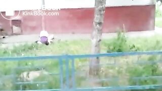 Drunk white chick shits herself