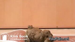 Pervert Girl Shitting on Magazine