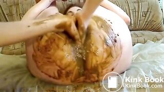 Scat fist her GFs pussy