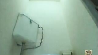 Sexy nurse from Tokyo hospital shitting in the toi - Japanese toilet cameras and scat porn