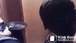 She forcefeeds me Her Daughter's Fresh Shit - 2