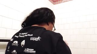 SCAT: Thick Ebony Bitch on Toilet
