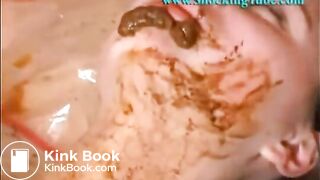 Sexy young couple scat sex