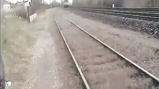 Shit on a rail road