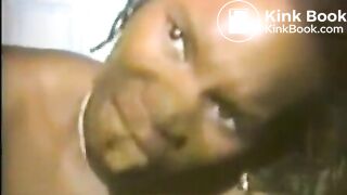 Negro female eats her shit