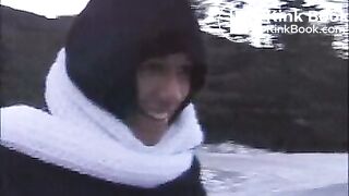 Piss and shit by car stop