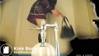Sexy Japanese woman pooping in the public toilet - Japanese toilet cameras and scat porn