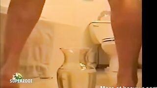 Amateur Milf Shits Huge Turd