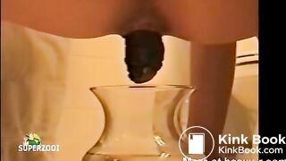 Amateur Milf Shits Huge Turd