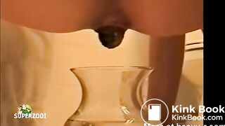 Amateur Milf Shits Huge Turd