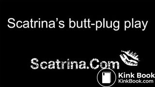 Scatrina butt plug play