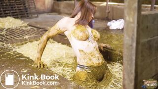 Brooke Maddison discovering the joi of cowshit