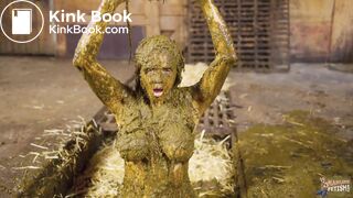 Brooke Maddison discovering the joi of cowshit