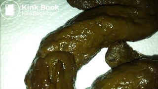 Je défèque, je joue avec mon zizi dans mes excréments, j'éjacule dedans