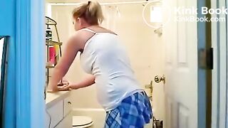 Cute girl makes you a tasy treat