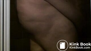 Big butt swollen belly mom shit in the shower