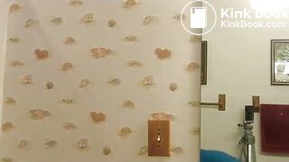 Soft poop from attractive brunette