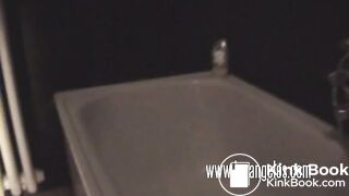 Big pee and poop in the bath