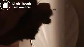 Woman shit diarrhea and smear it on her butt