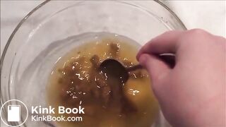 This girl preparing a soup with piss and shit