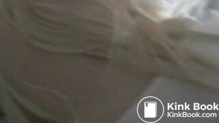 Blonde's huge dump in her panties