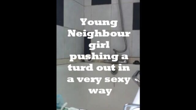 Young neighbour's sexy shit