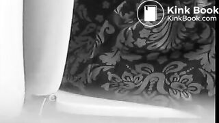 Very thick poop caught on spycam