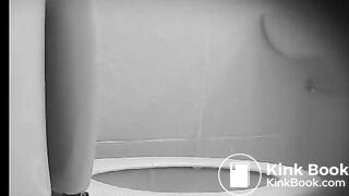 Very thick poop caught on spycam