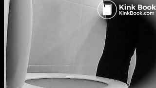 Very thick poop caught on spycam