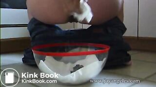 Poop in kitchen and toilet