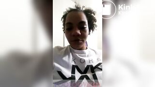 Young black girl poops four times