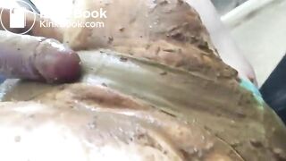 Hot chubby girl panty poop and shitty pussy play