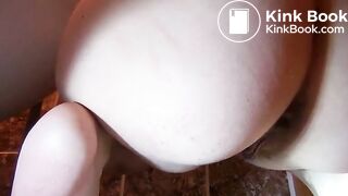 Big poop on tiled floor