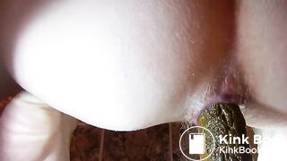 Big poop on tiled floor