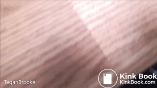 Beautiful Tegan poops on a silver plate