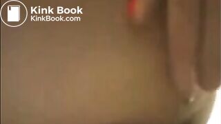 Dirty ass milf farting with shit