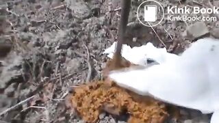 webcam on girl pooping