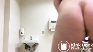 Dildo masturbation and poop